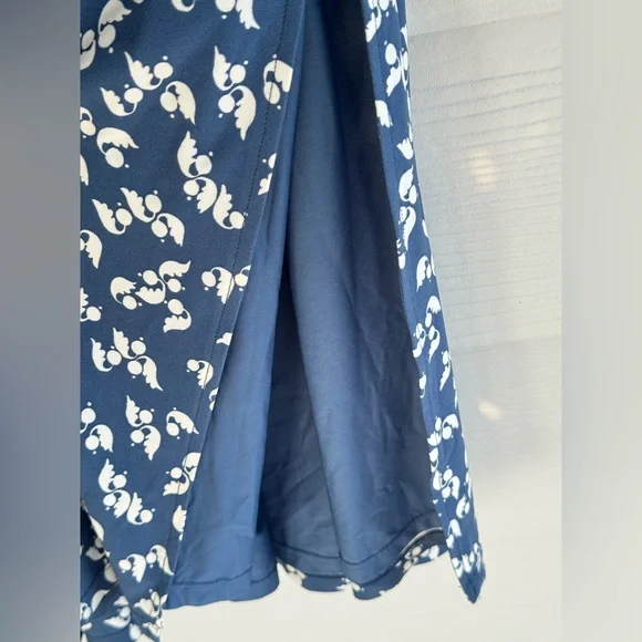 Ralph Lauren Elegant Blue Floral One-Shoulder Dress - Picture 10 of 13